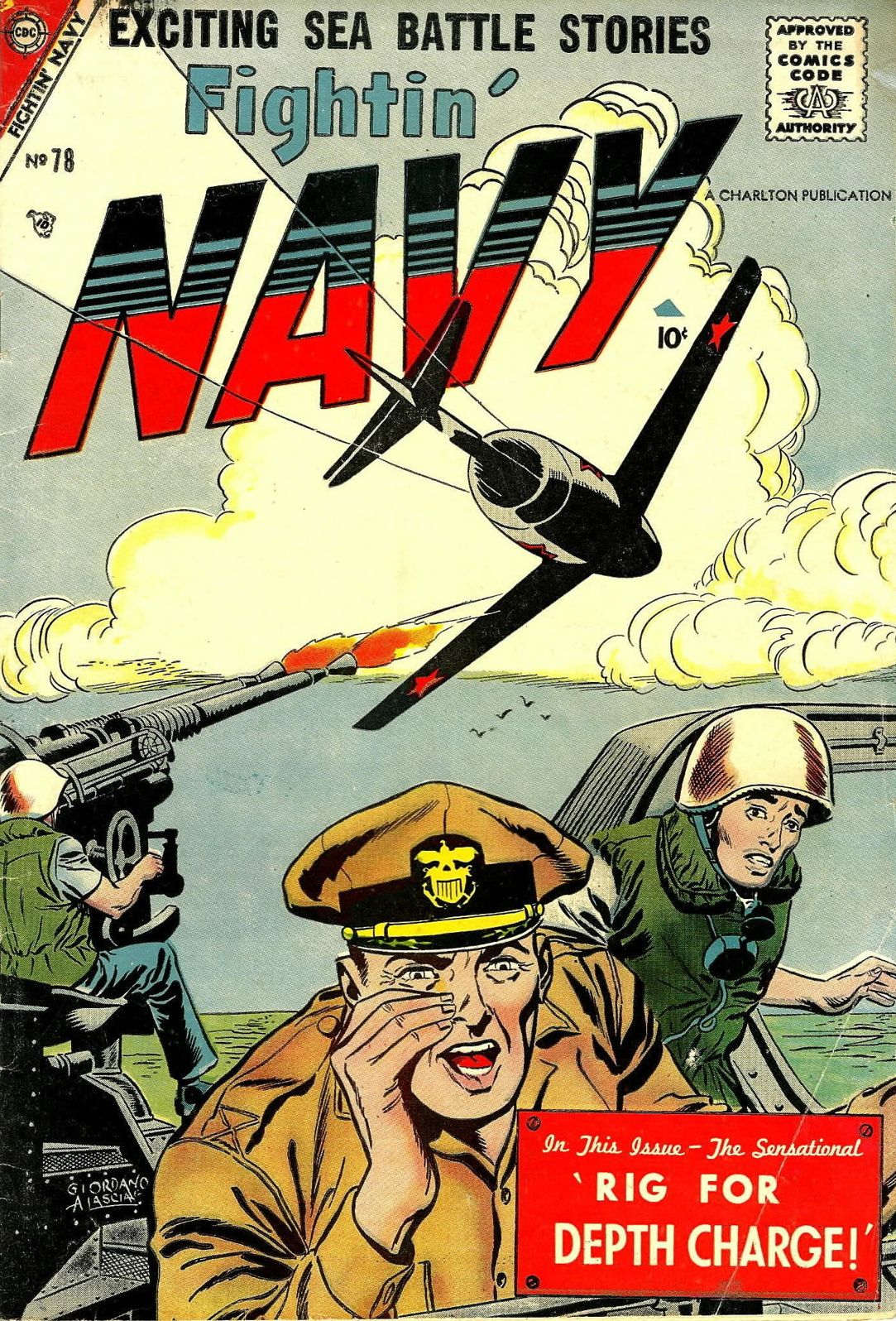 Fightin Navy Number 78 War Comic Book