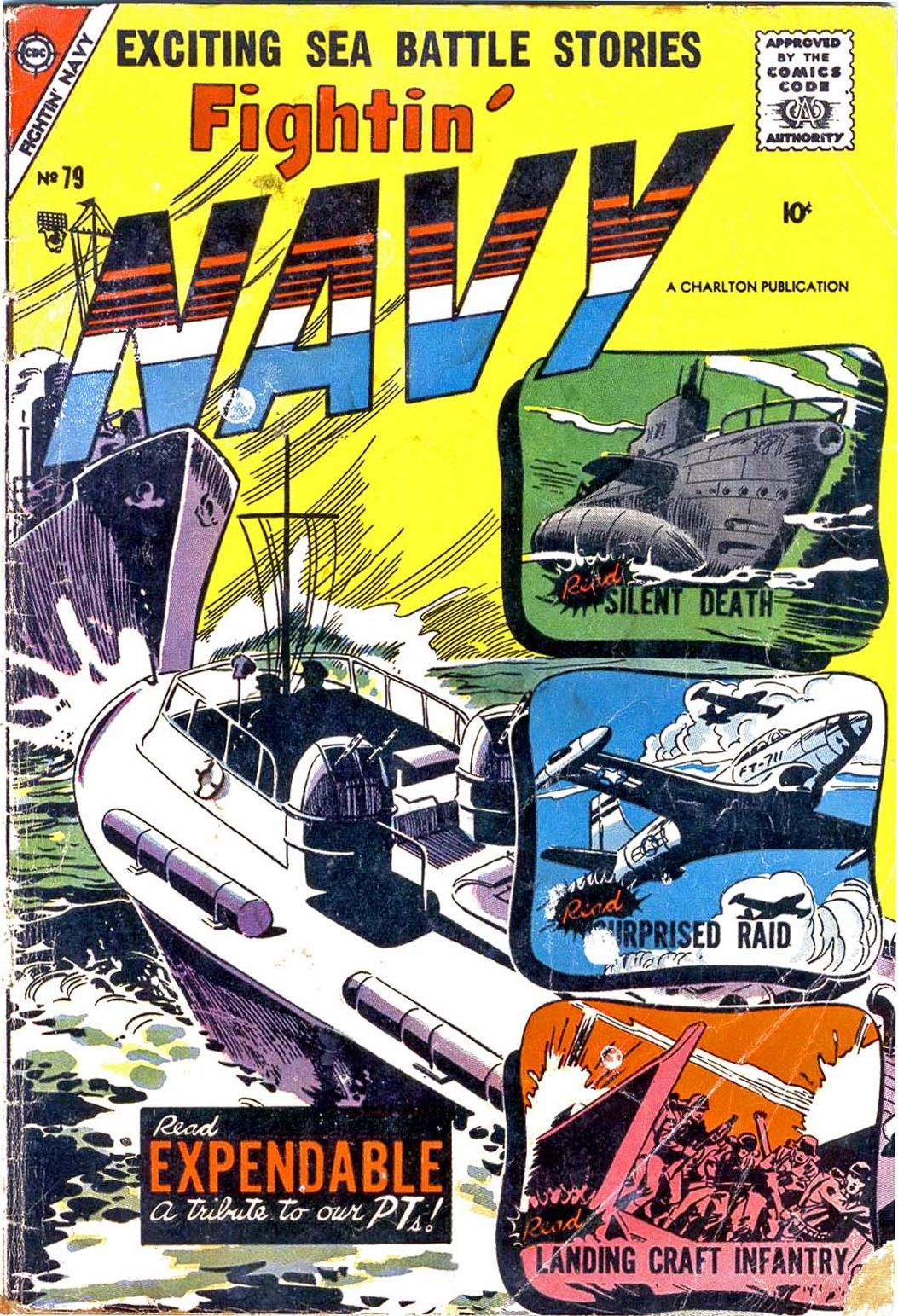 Fightin Navy Number 79 War Comic Book