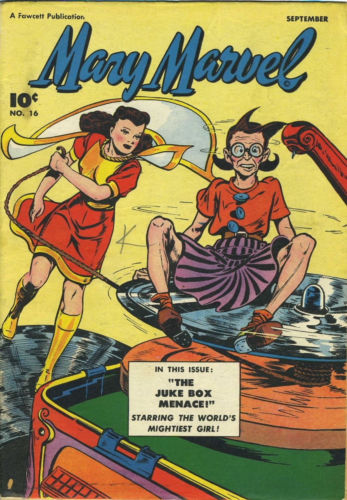 Mary Marvel Number 16 Super-Hero Comic Book