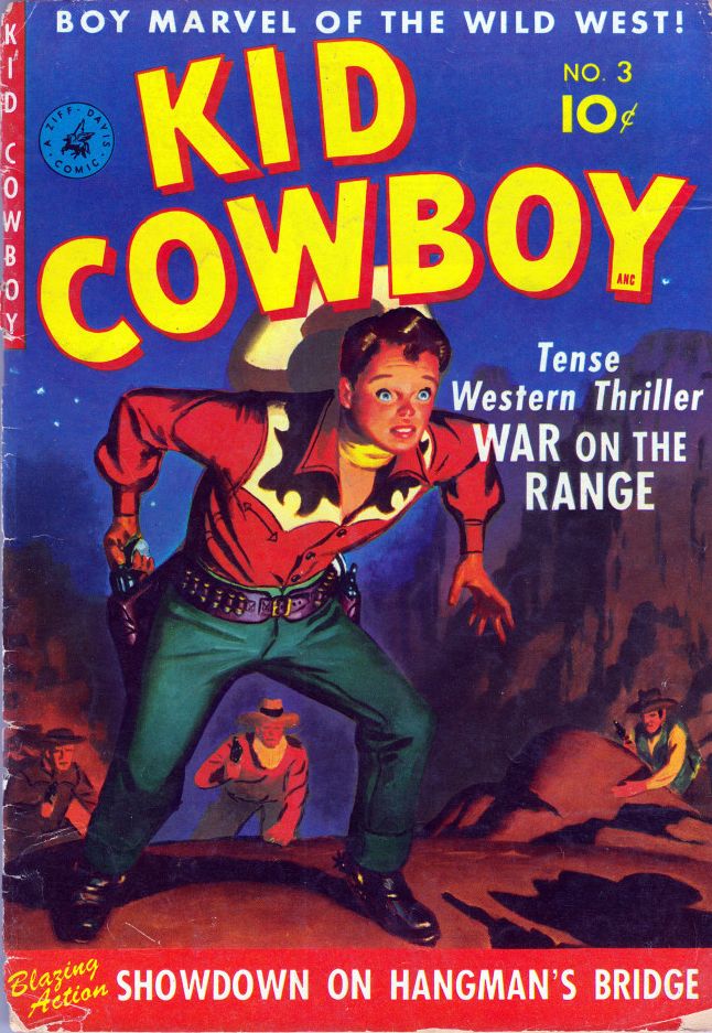 Kid Cowboy Number 3 Western Comic Book