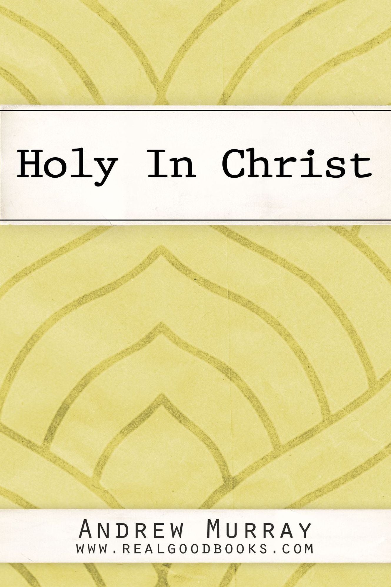 Holy In Christ