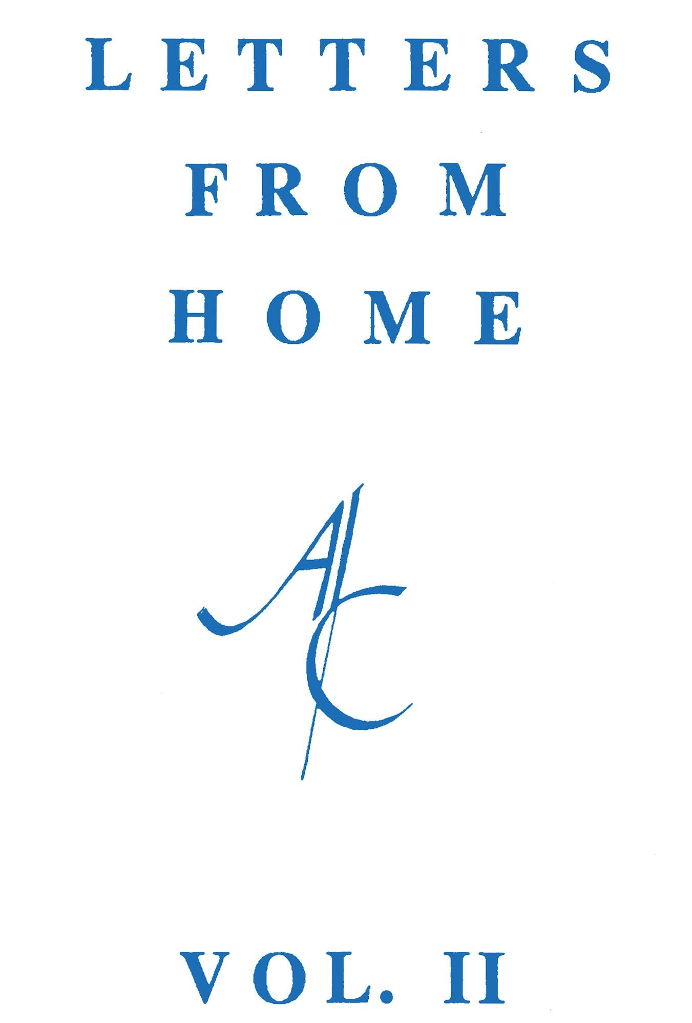 Letters from Home, Vol. II