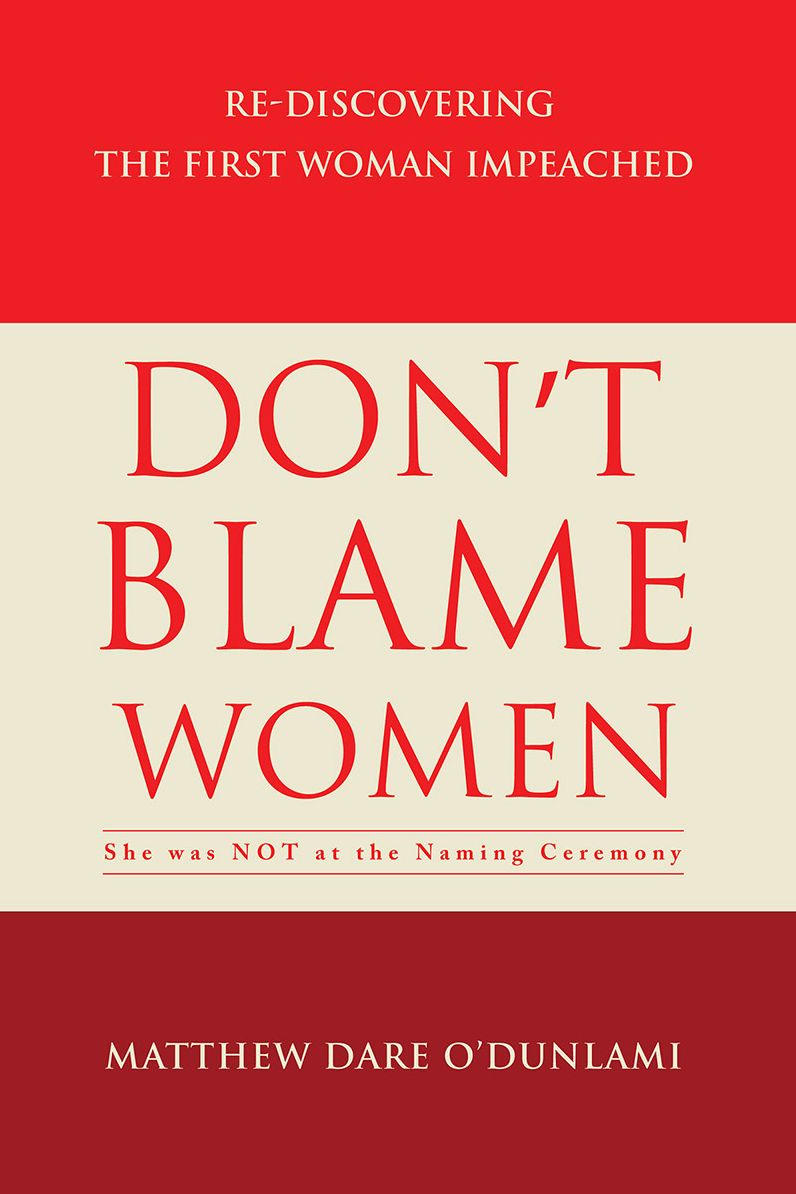 DON'T BLAME WOMEN