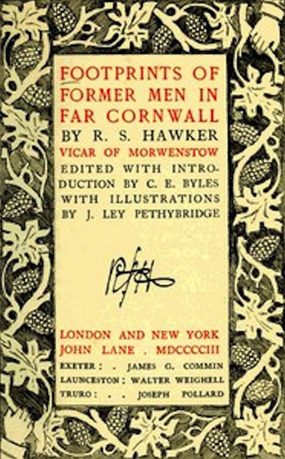 Footprints of Former Men in Far Cornwall (Illustrated)