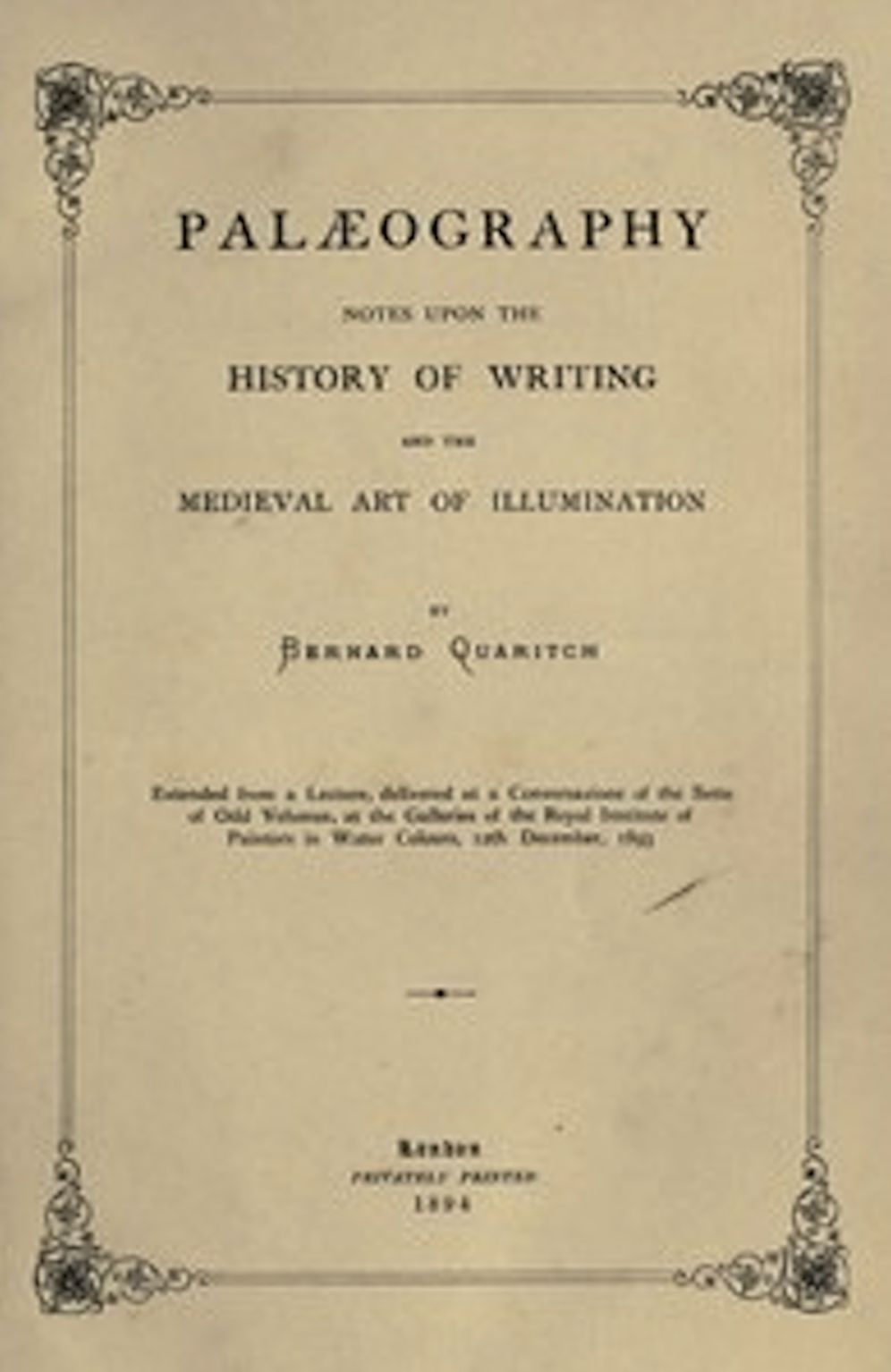 Palaeography (Illustrated)
