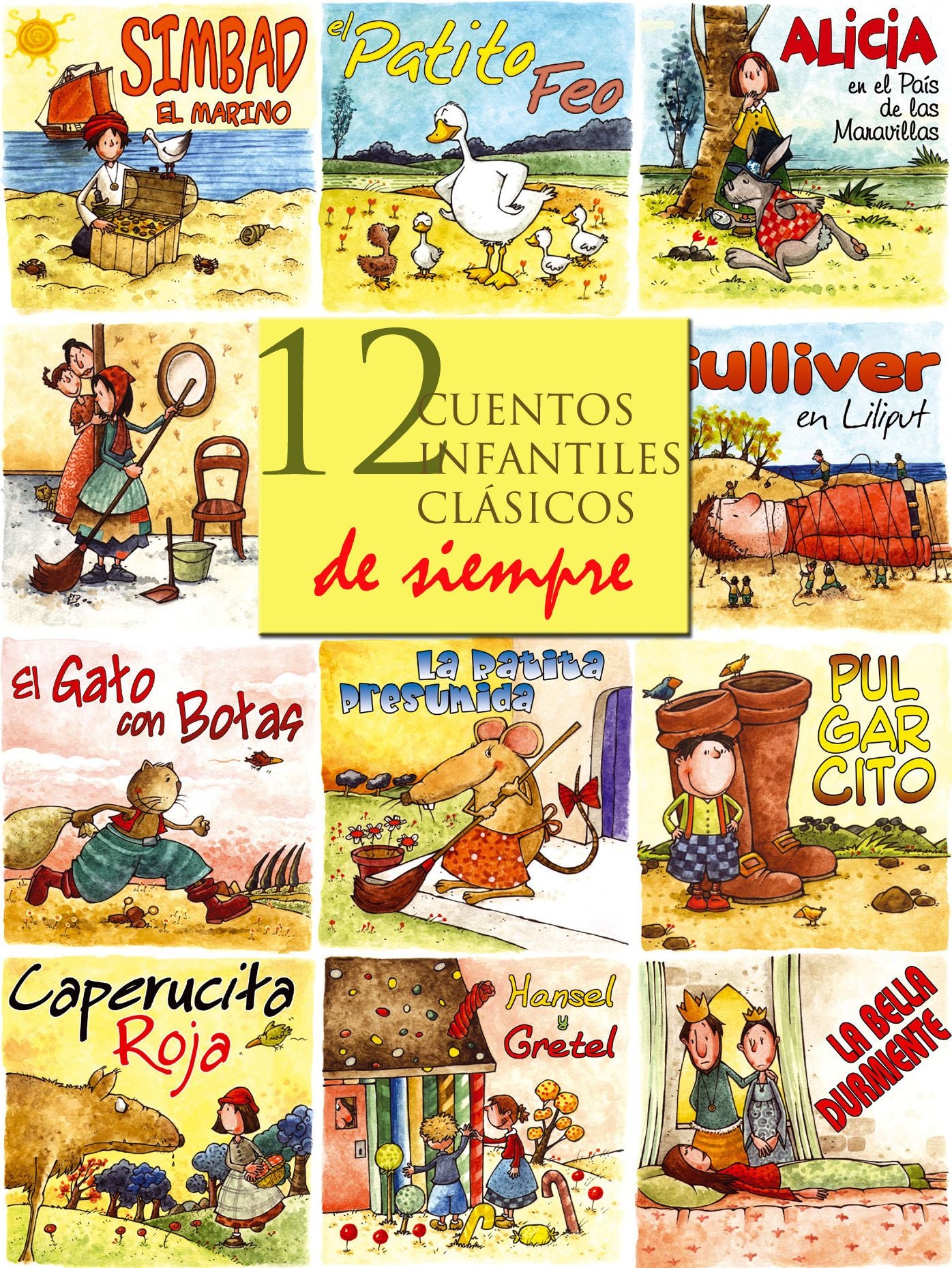 12 cuentos infantiles clásicos de siempre
