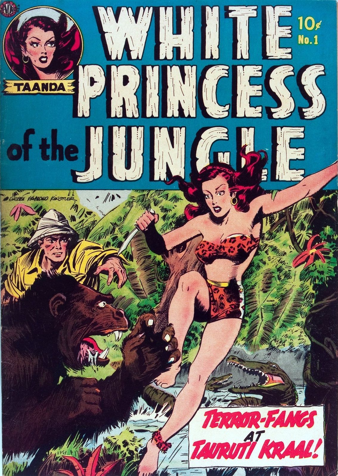 White Princess of the Jungle Number 1 Action Comic Book