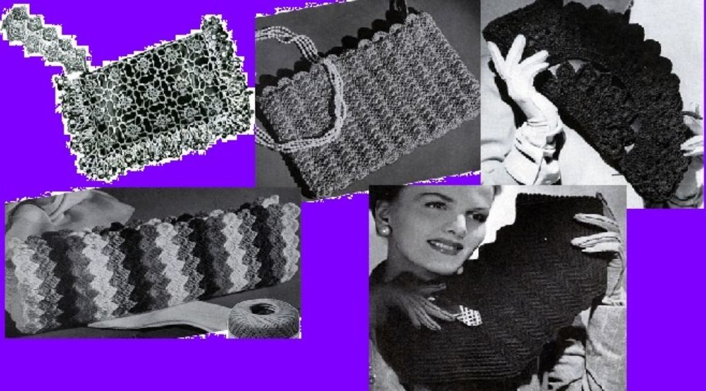 Vintage Crochet Patterns for Clutch Purses