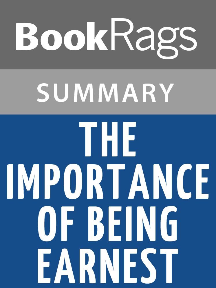 The Importance of Being Earnest by Oscar Wilde l Summary & Study Guide