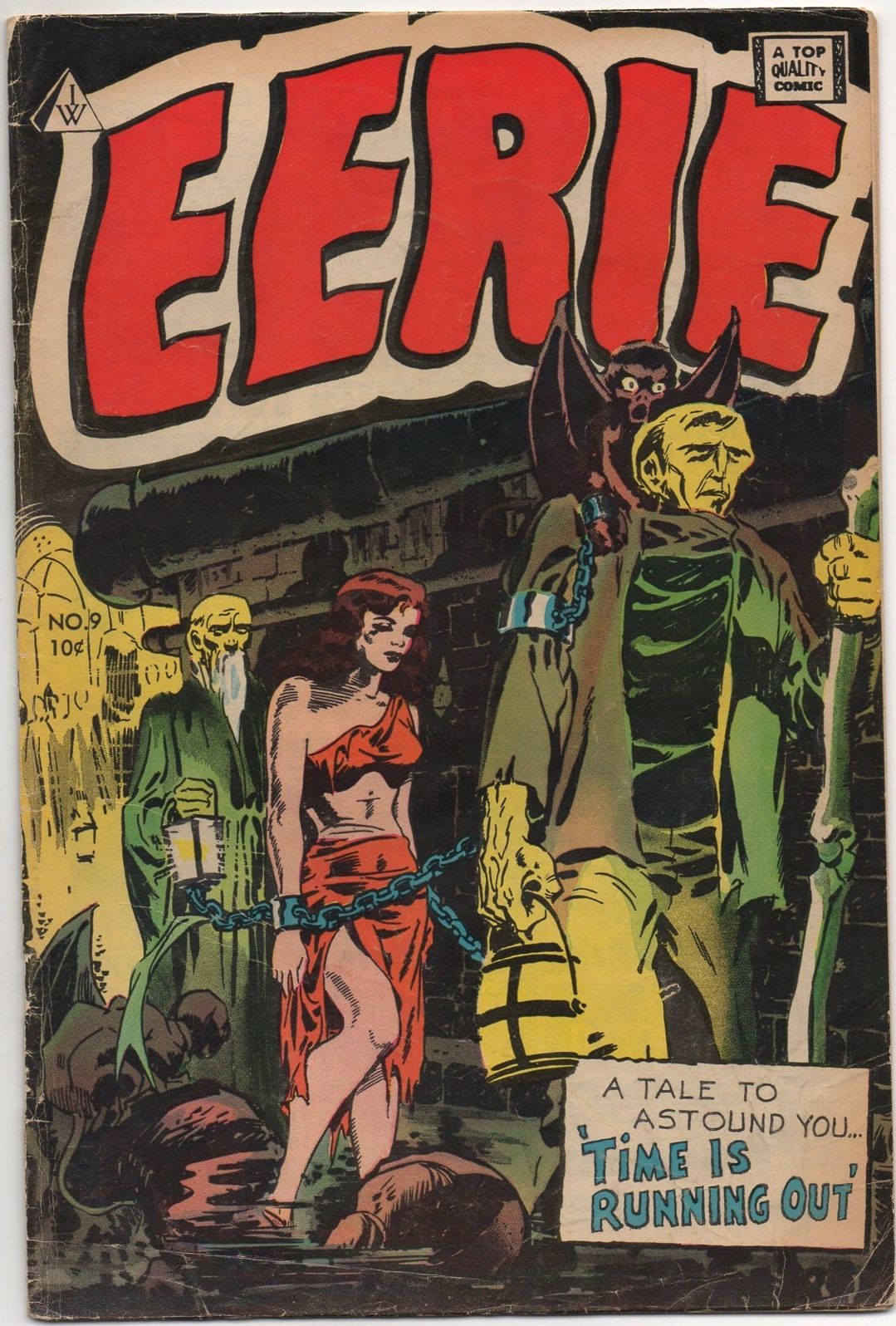Eerie Number 9 Horror Comic Book