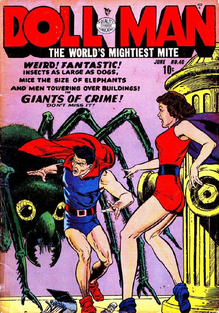 Doll Man Number 40 Super-Hero Comic Book