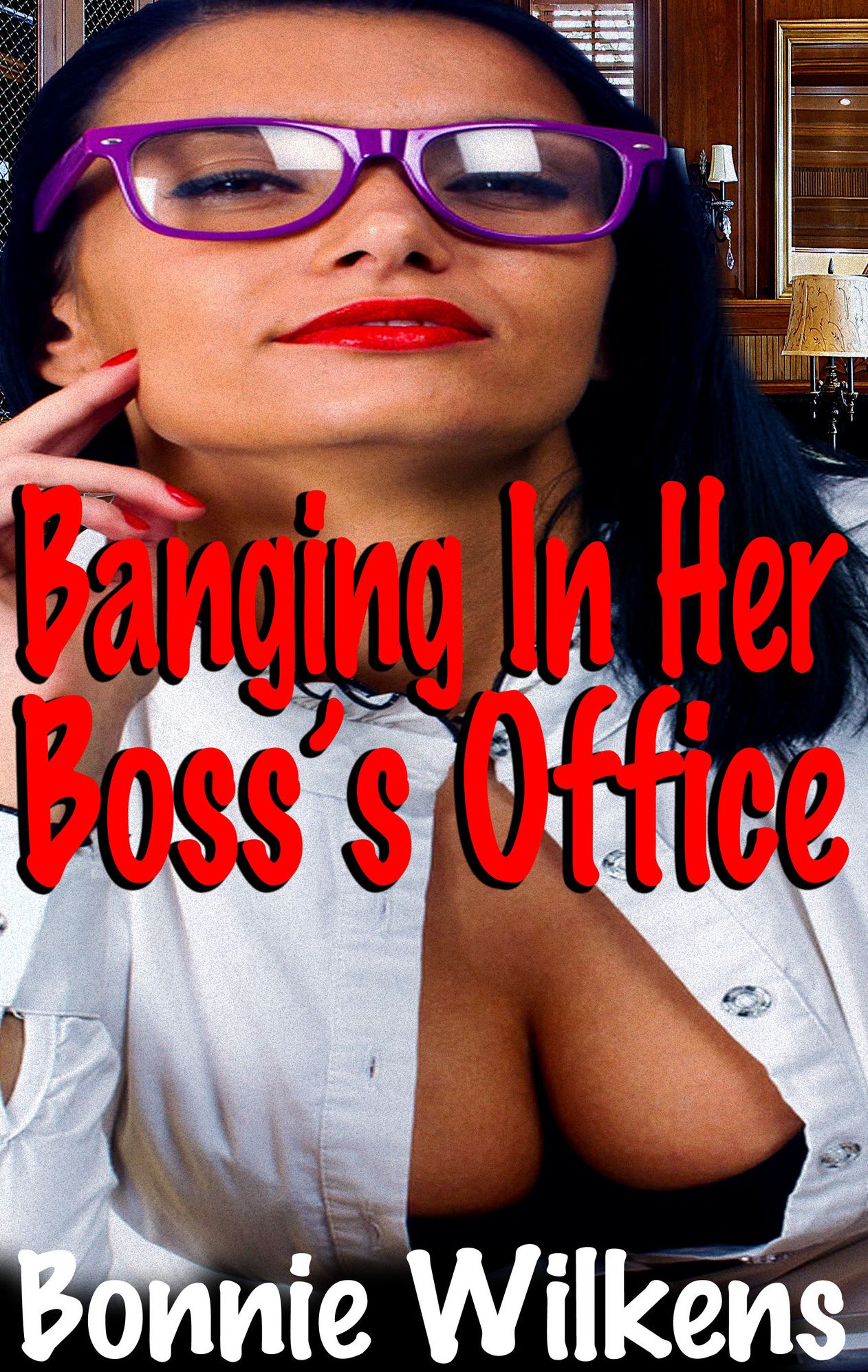 Banging In Her Boss' Office (Domination, Threesome)