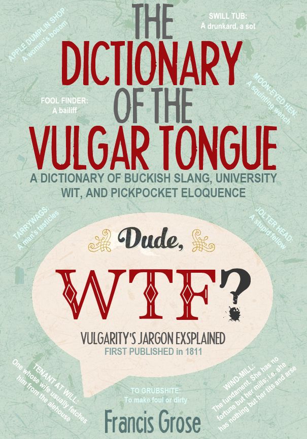 The Dictionary of the Vulgar Tongue: A Dictionary of Buckish Slang, University Wit, and Pickpocket Eloquence With Accompanying Facts, Free Audio Links, and Illustrations.