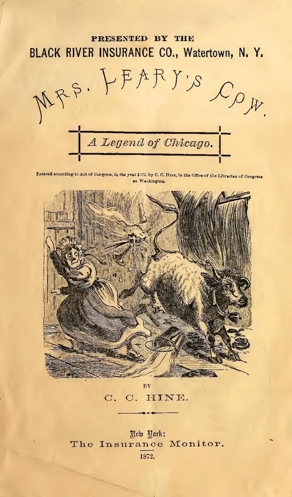 Mrs. Leary's Cow (Illustrated)