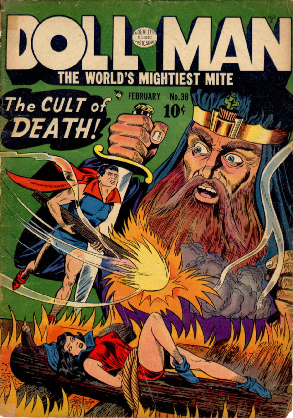 Doll Man Number 38 Super-Hero Comic Book