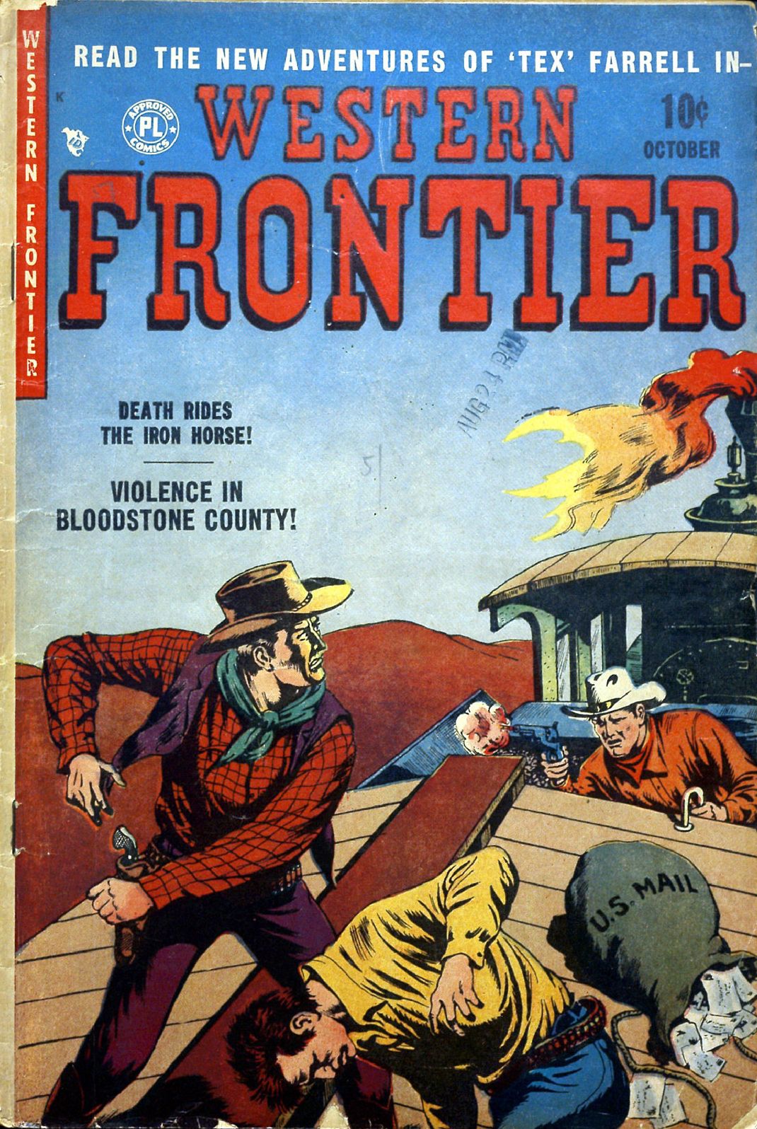 Western Frontier Number 3 Western Comic Book