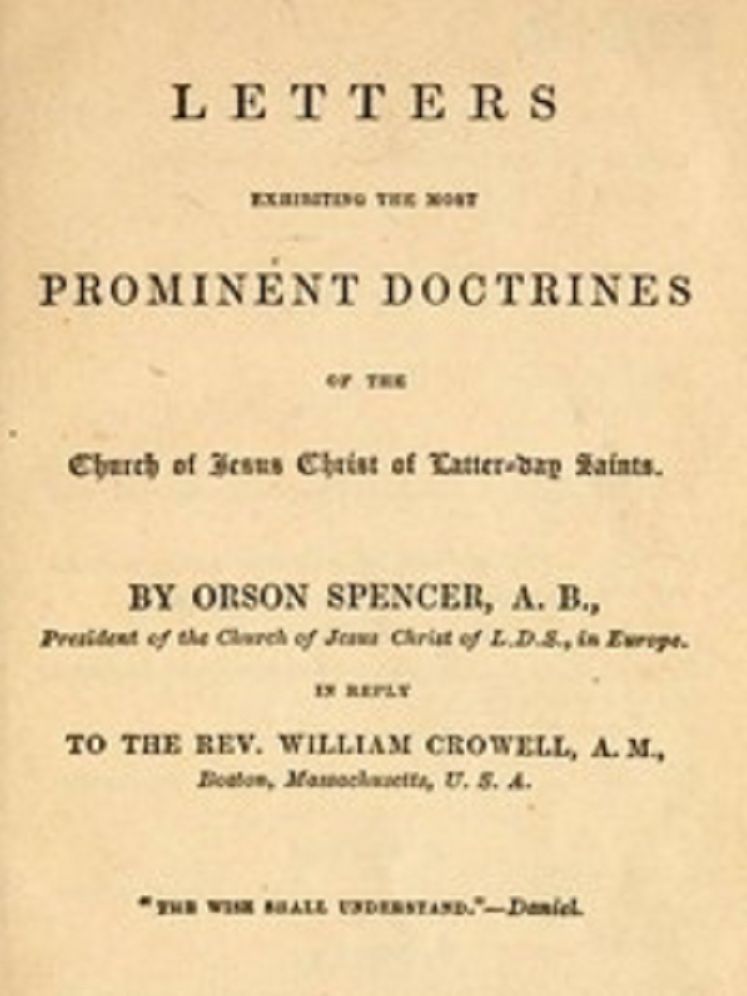 The Letters of Orson Spencer