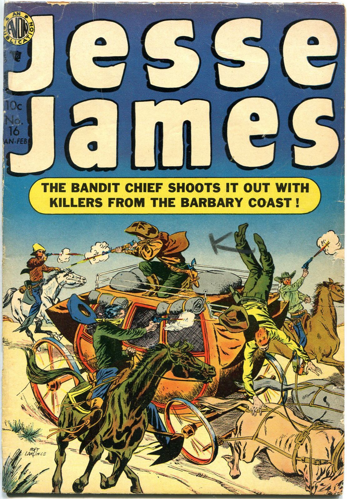 Jesse James Number 16 Western Comic Book