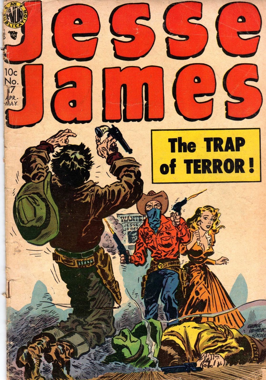 Jesse James Number 17 Western Comic Book