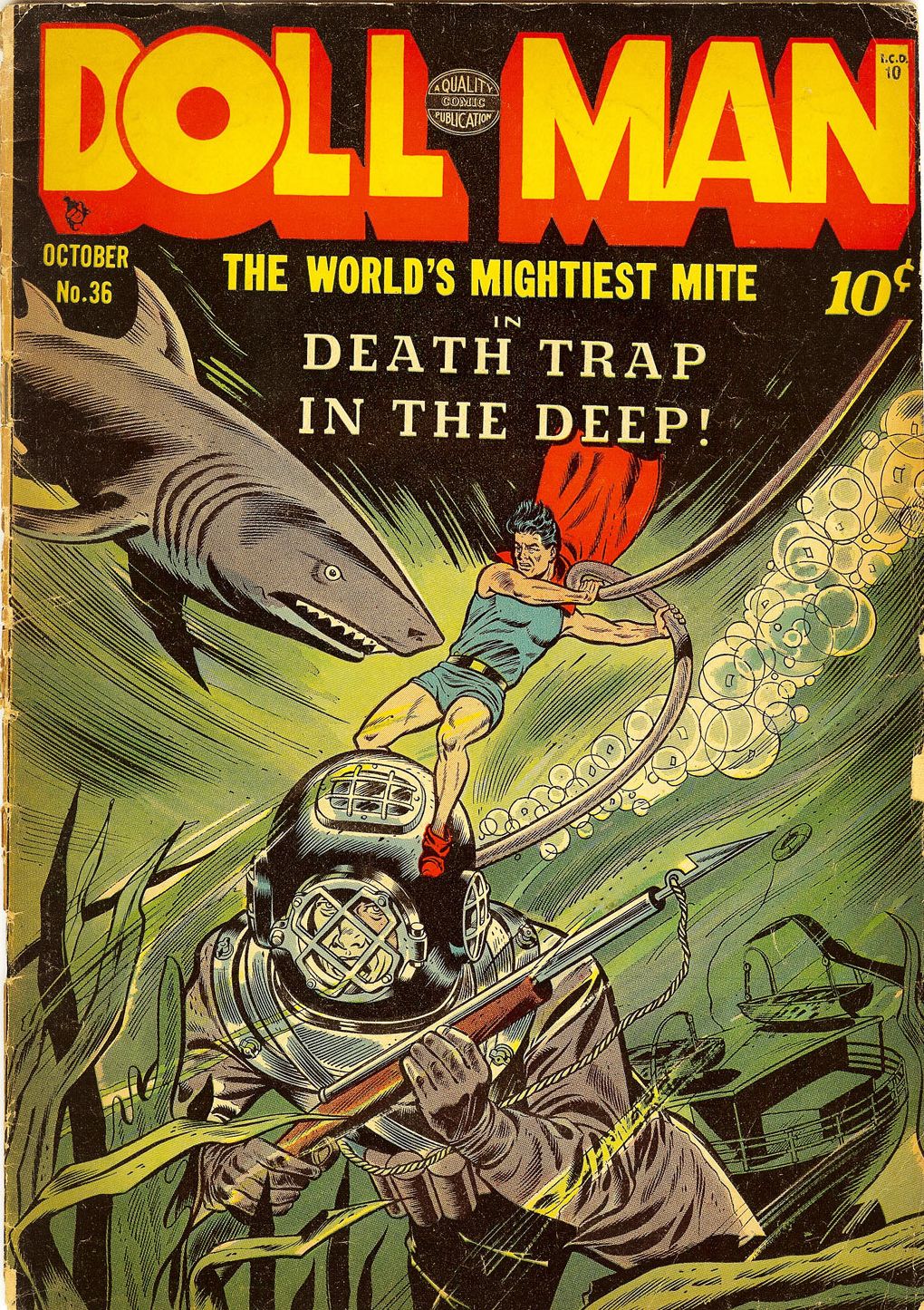 Doll Man Number 36 Super-Hero Comic Book