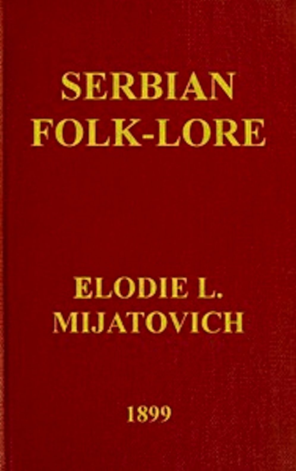 Serbian Folk-lore