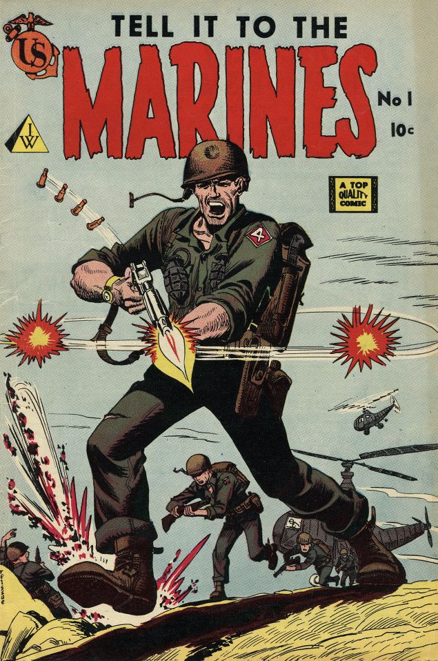 Tell It To The Marines Number 1 War Comic Book