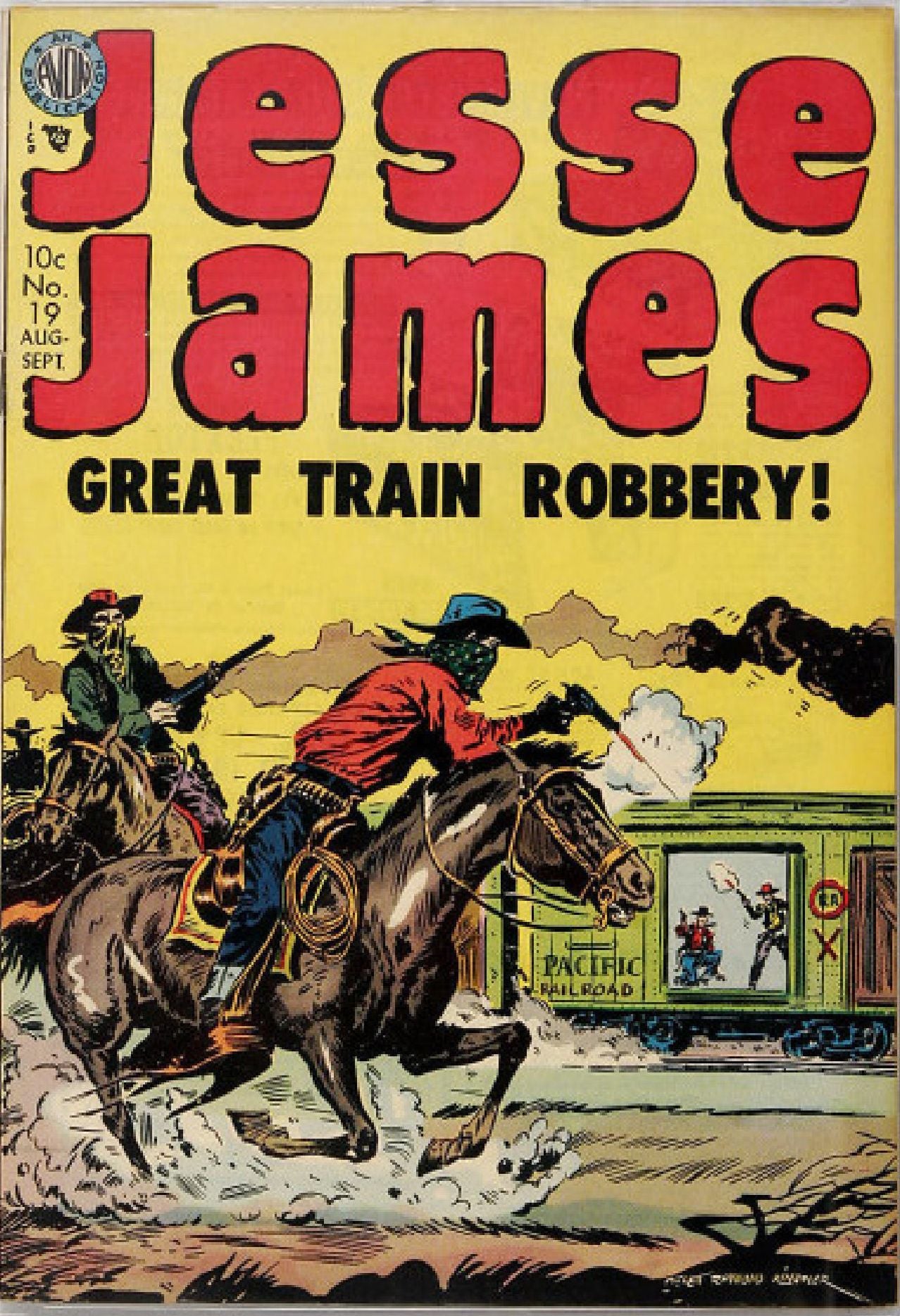 Jesse James Number 19 Western Comic Book