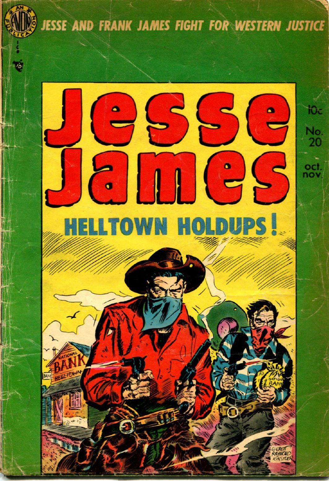 Jesse James Number 20 Western Comic Book
