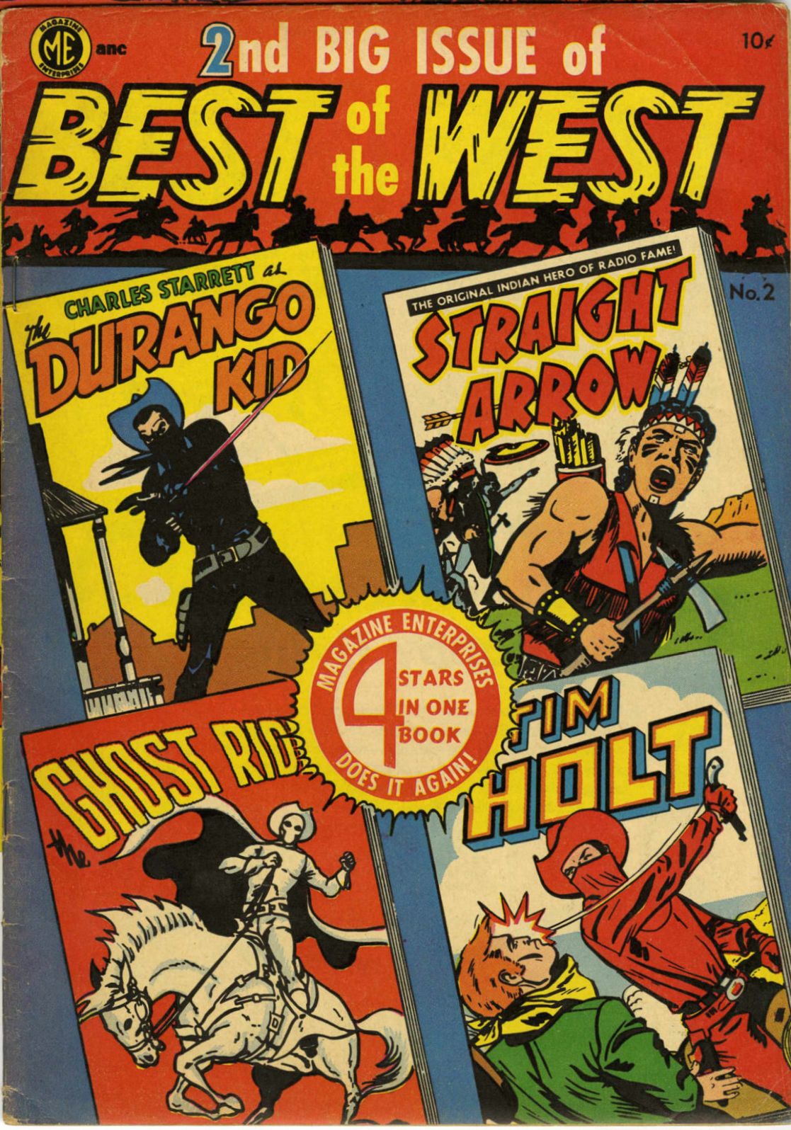 Best of the West Number 2 Western Comic Book