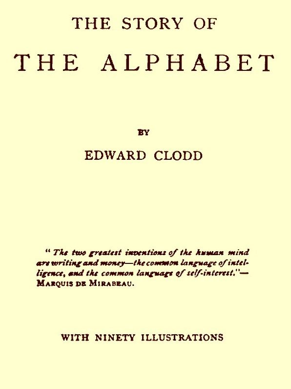 The Story of the Alphabet