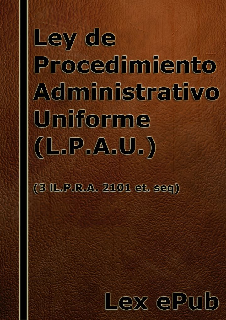 Ley de Procedimiento Administrativo Uniforme