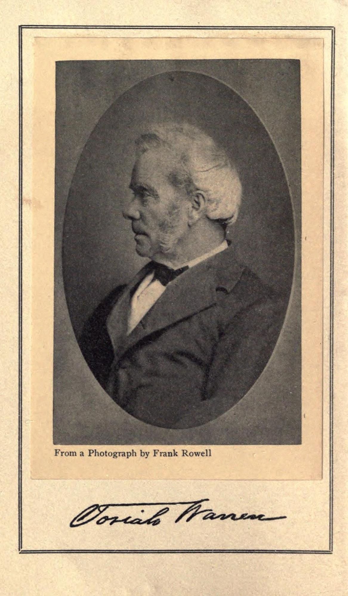 Josiah Warren, the first American anarchist