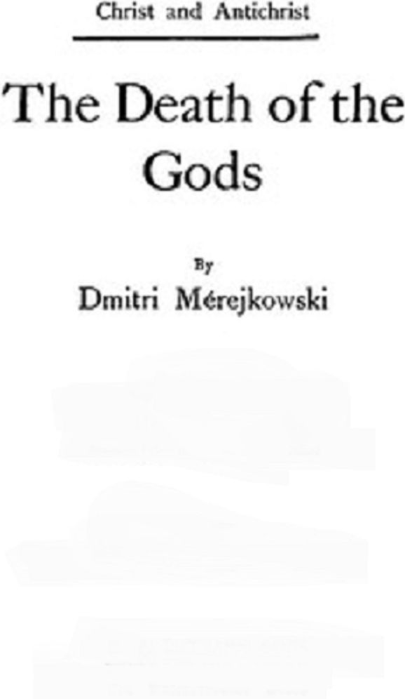 The Death of the Gods