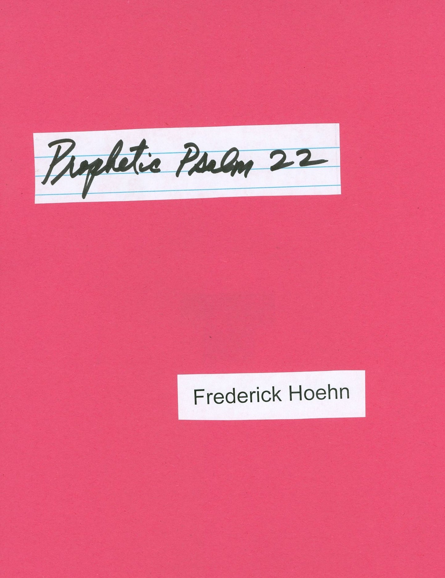 Prophetic Psalm 22