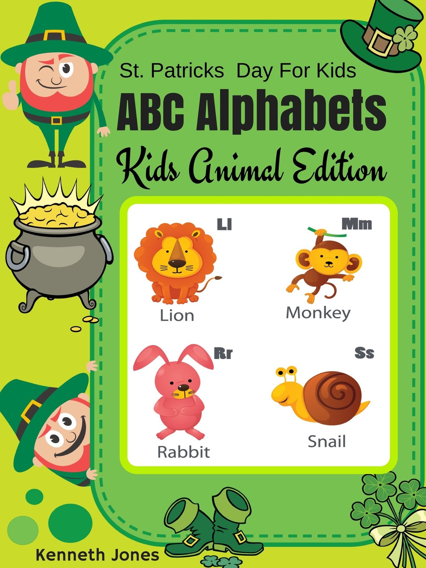 St Patricks Day For Kids : ABC Alphabets Kids Animal Edition