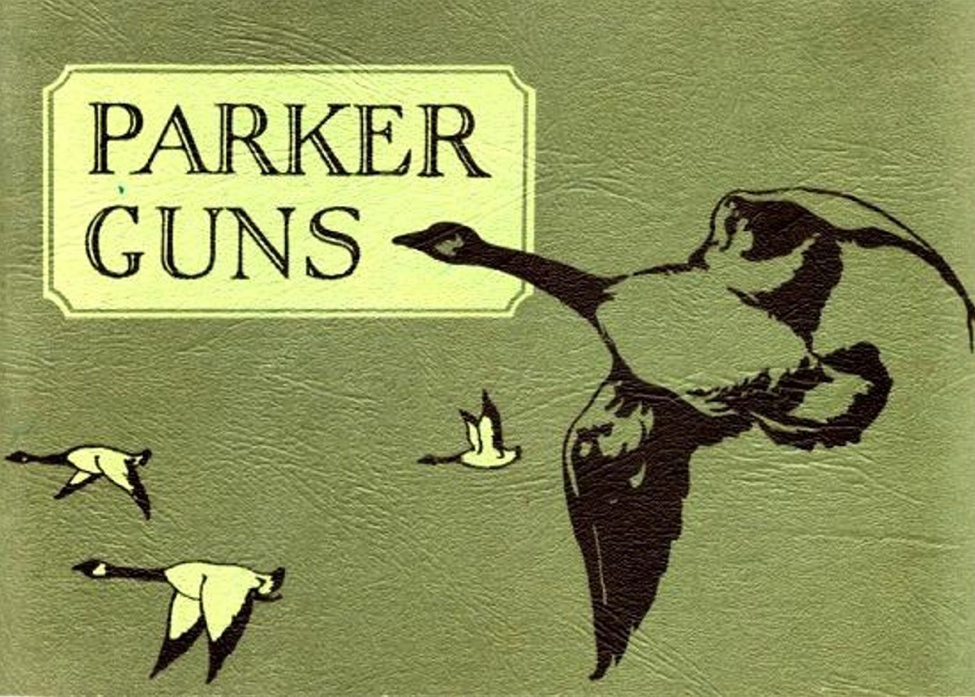 Parker Gun Large Green Flying Geese