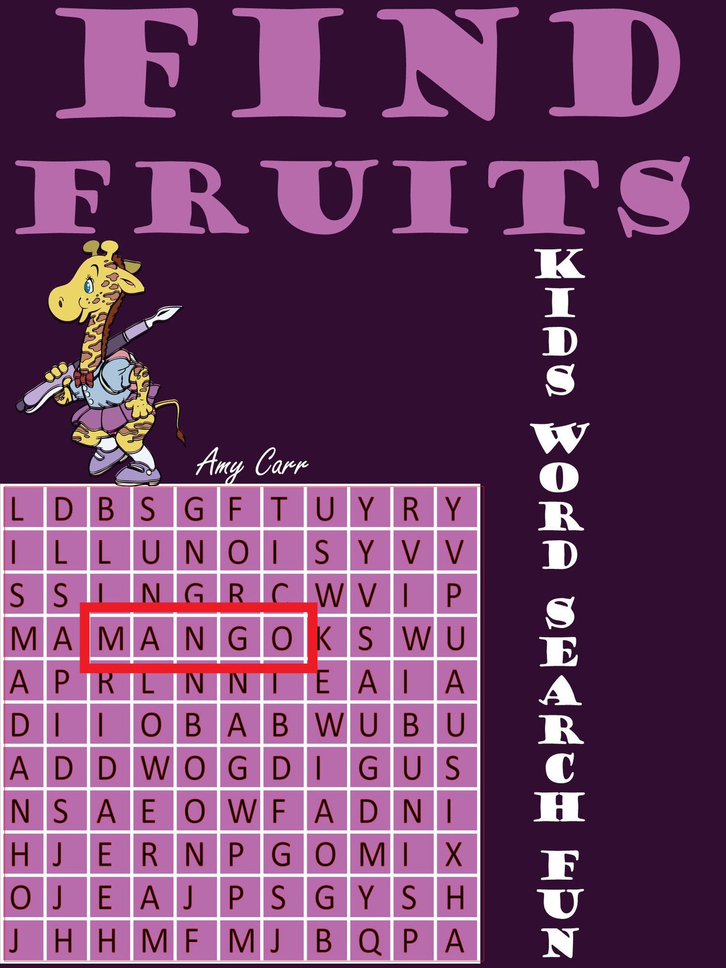 Kids Word Search Fun : Find Fruits