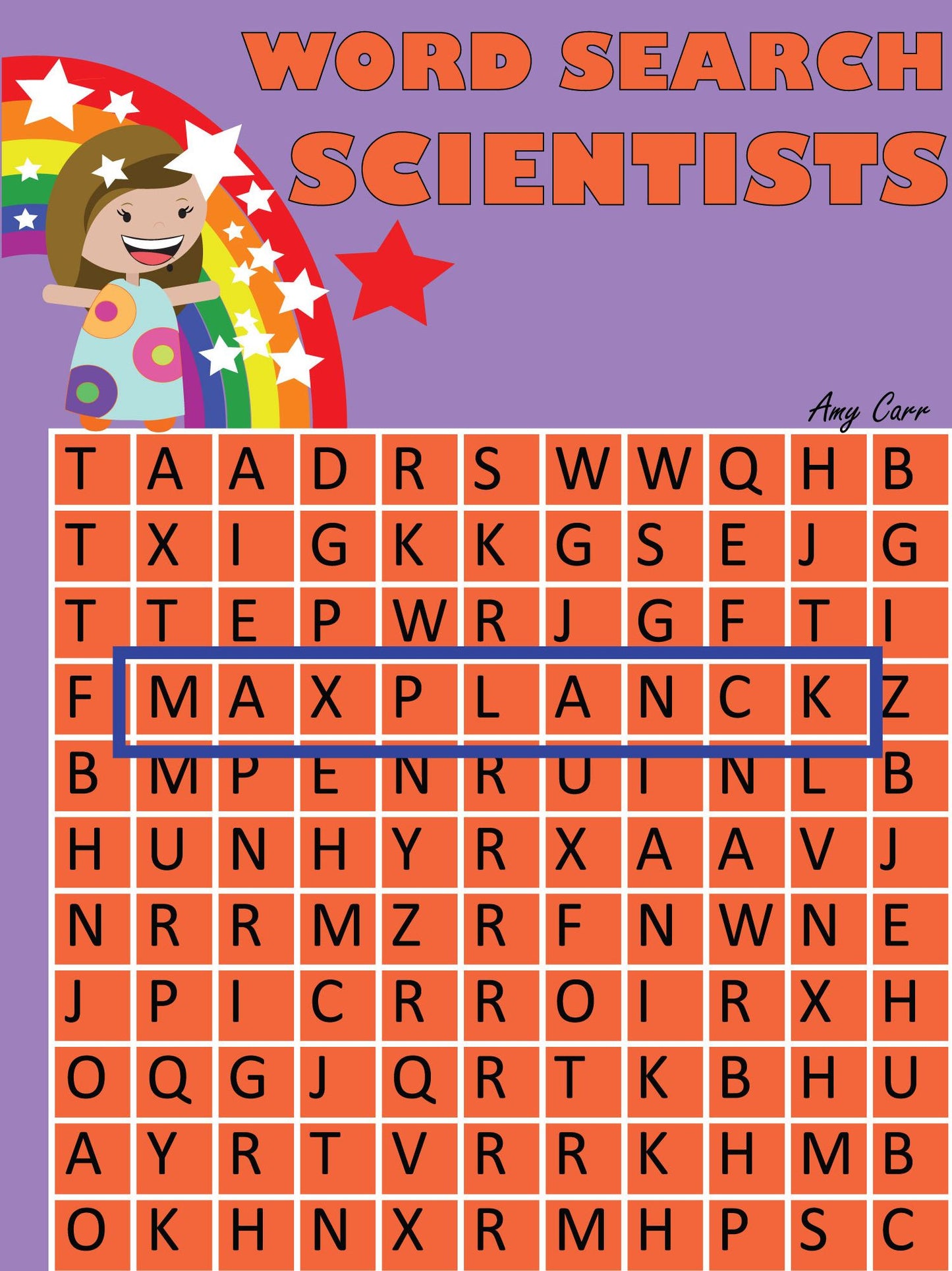 Word Search Scientists