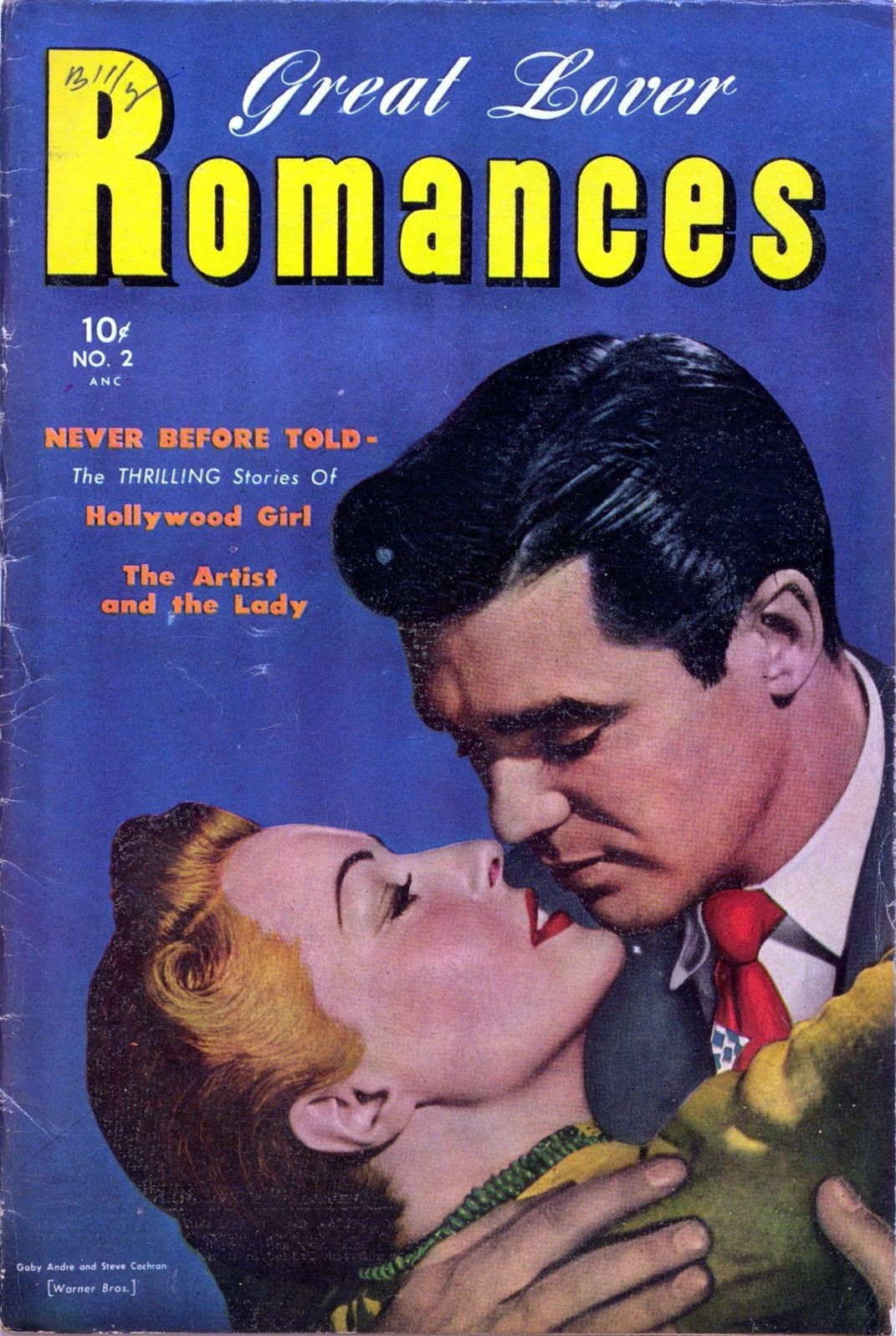 Great Lover Romances Number 2 Love comic book