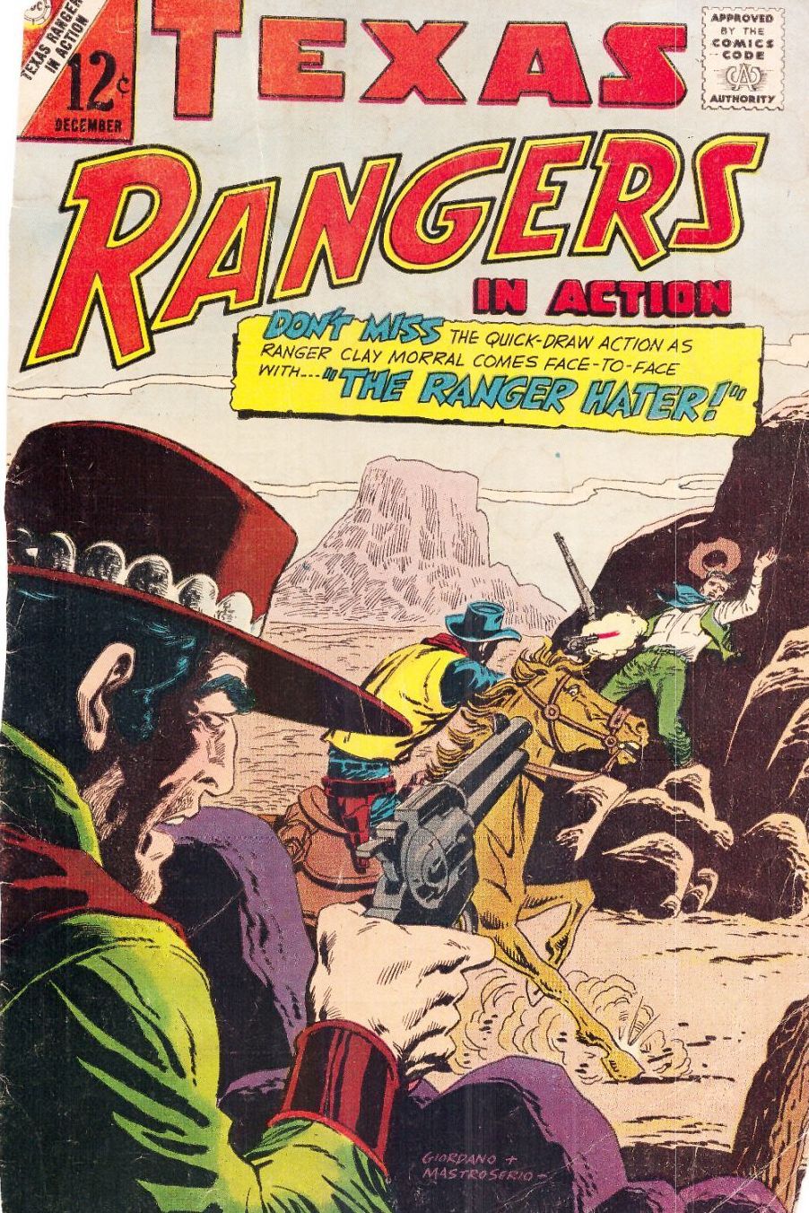 Texas Rangers in Action Number 58 Western Comic Book