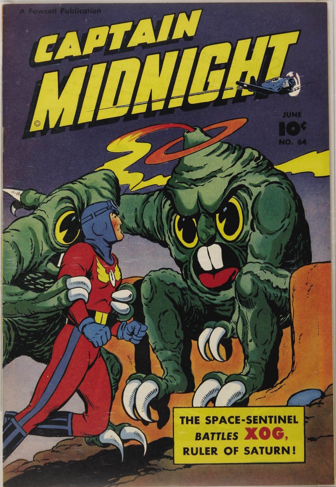 Captain Midnight Number 64 Super-Hero Comic Book