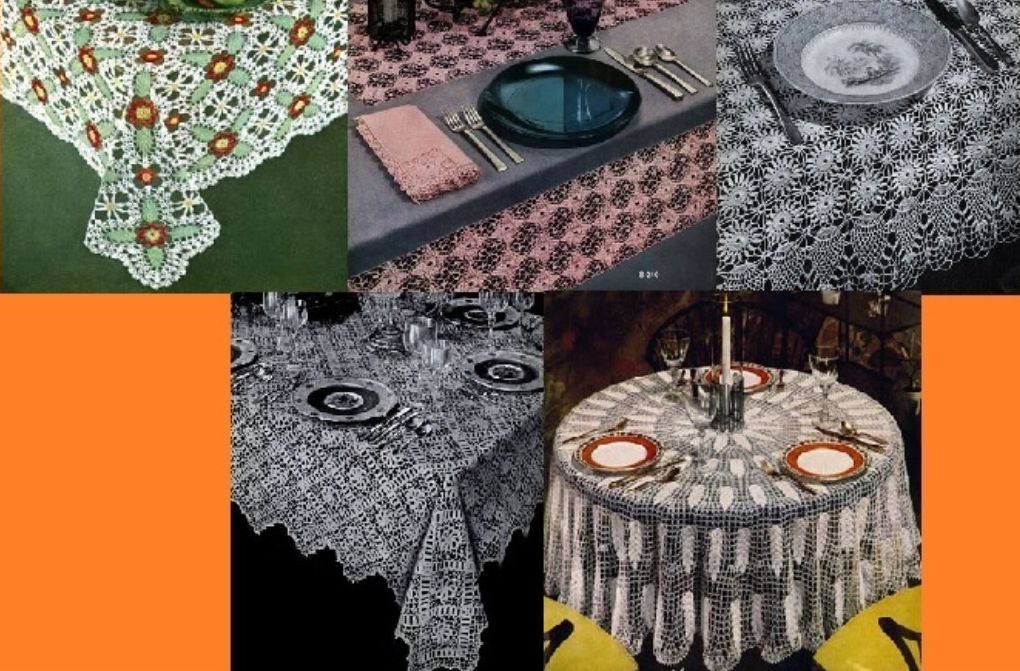 More Heirloom Tablecloth Patterns for Crochet
