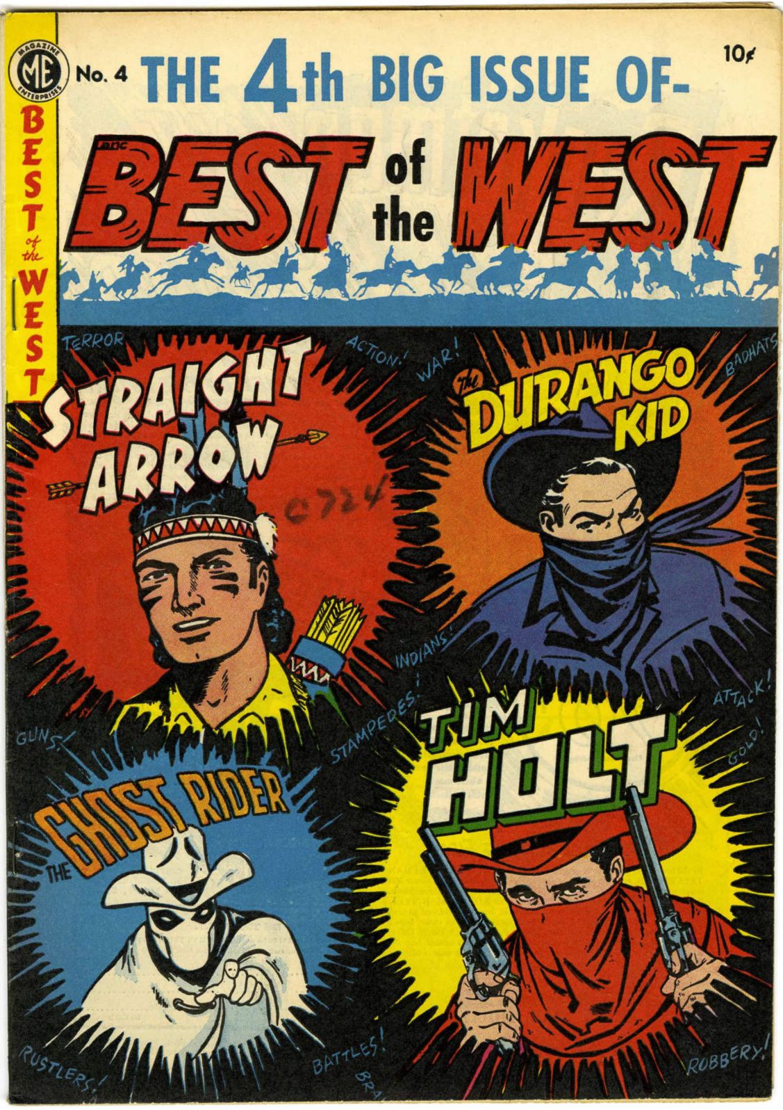 Best of the West Number 4 Western Comic Book