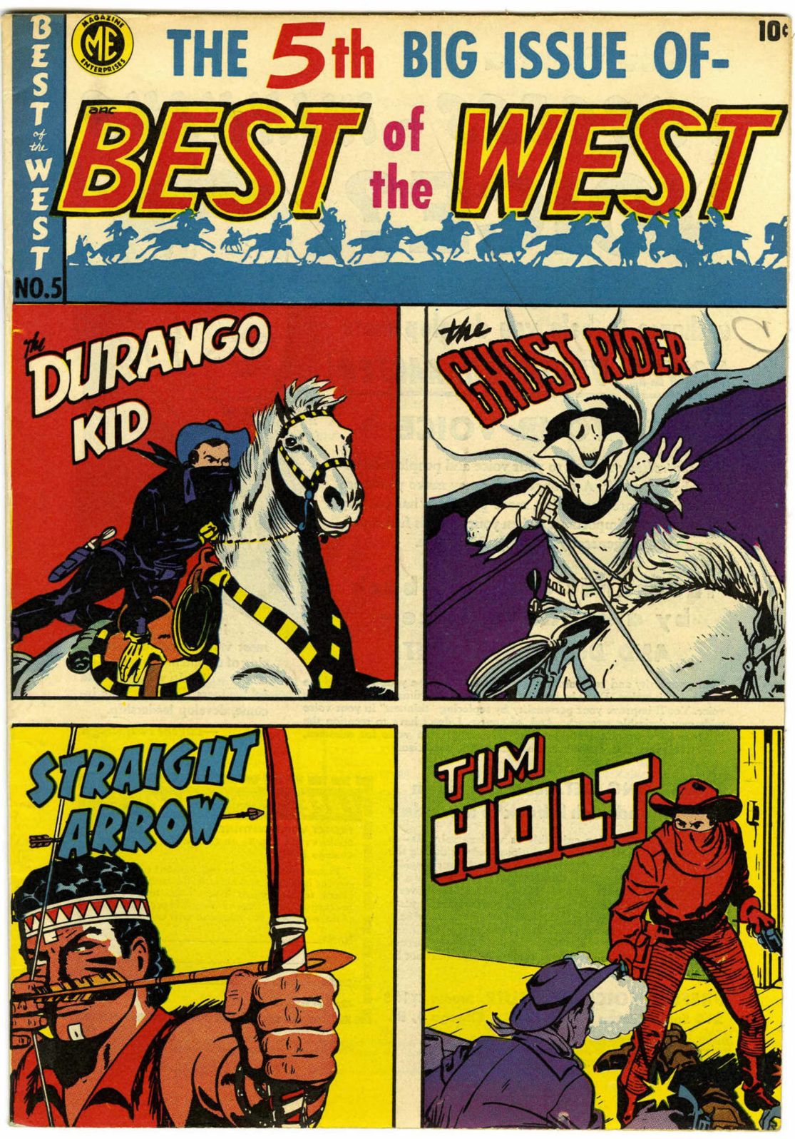 Best of the West Number 5 Western Comic Book