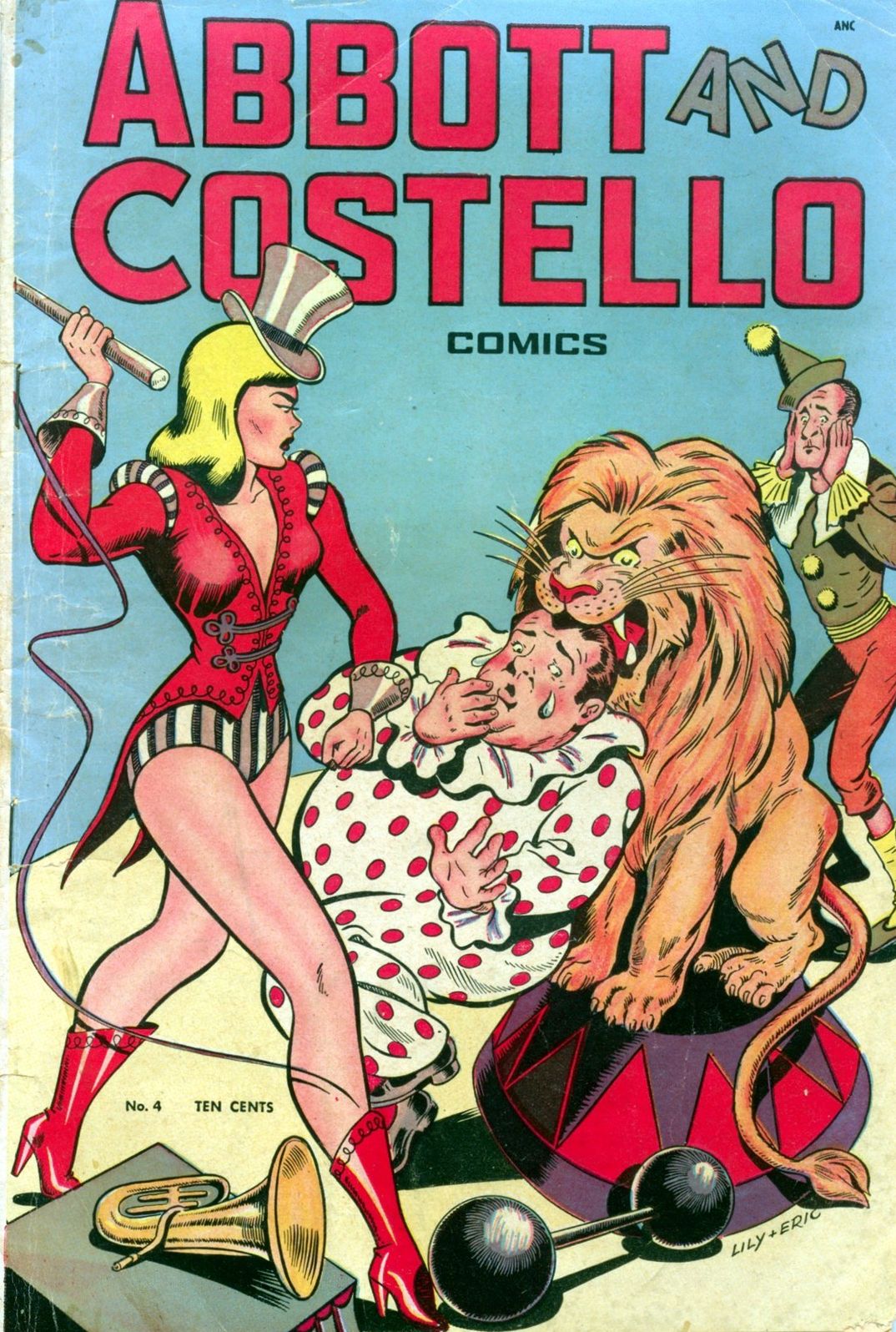Abbott and Costello Comics Number 4 Humor Comic Book