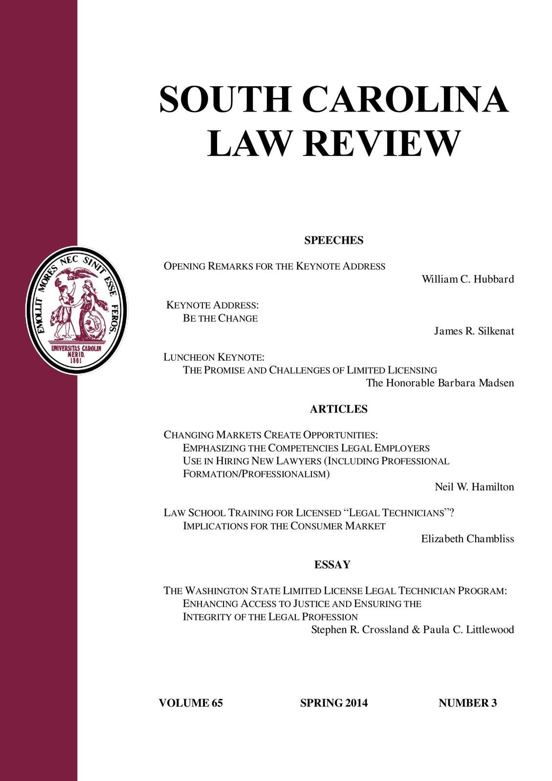 Law School Training for Licensed