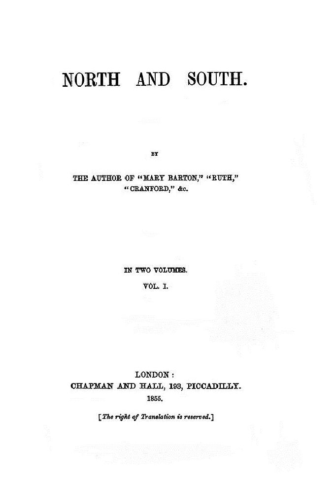 North and South