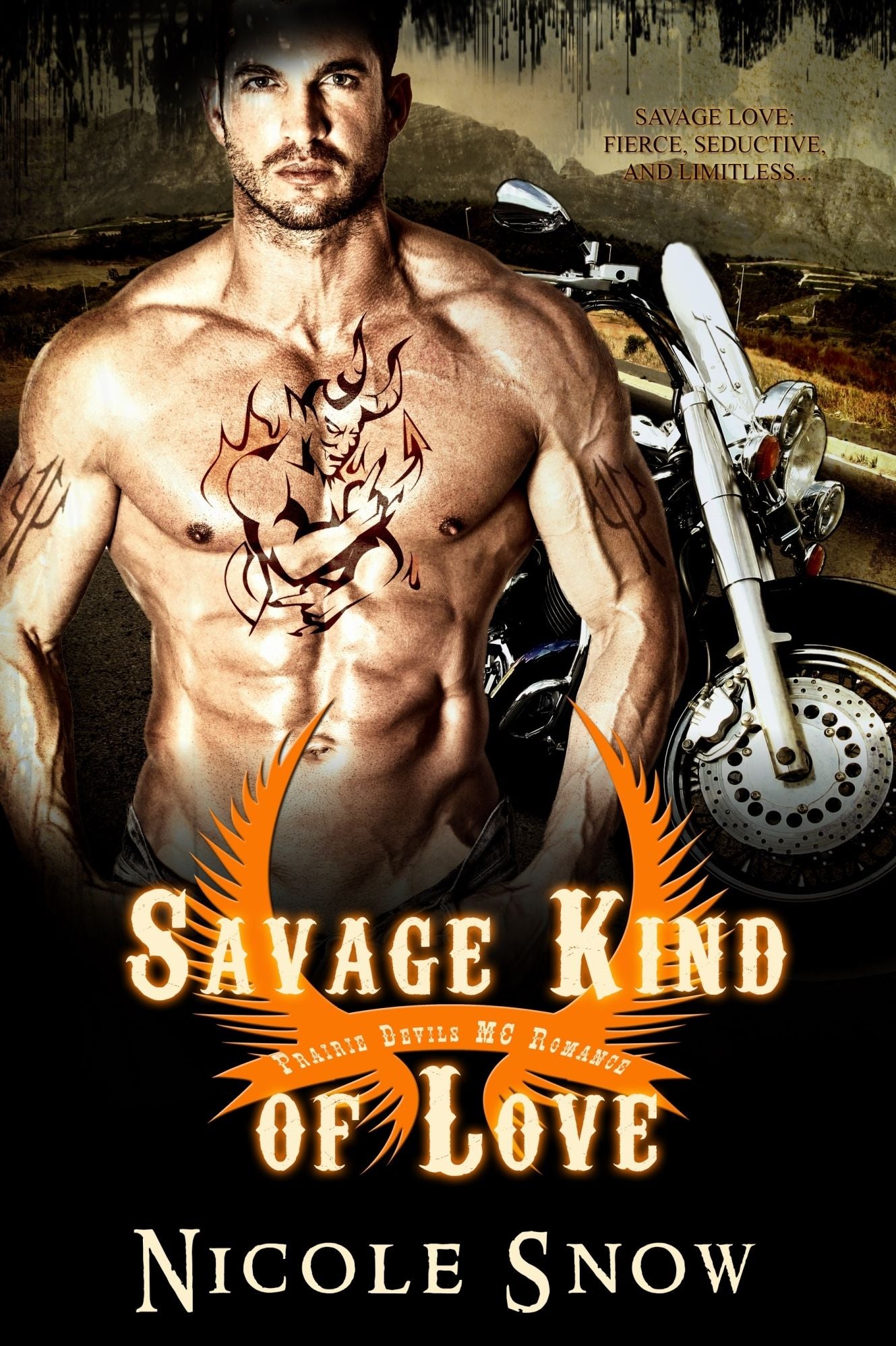 Savage Kind of Love: Prairie Devils MC Romance (Motorcycle Club Romance)