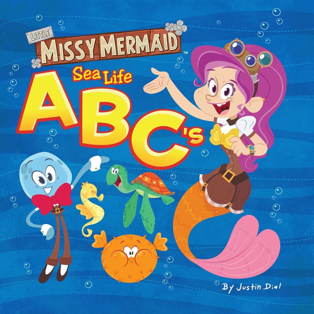 Little Missy Mermaid in Sea Life ABC's
