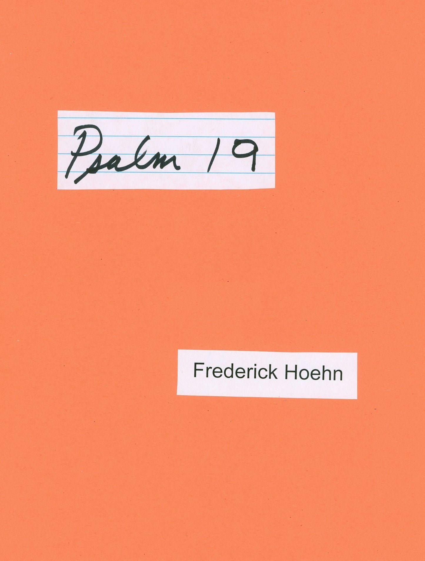Psalm Nineteen